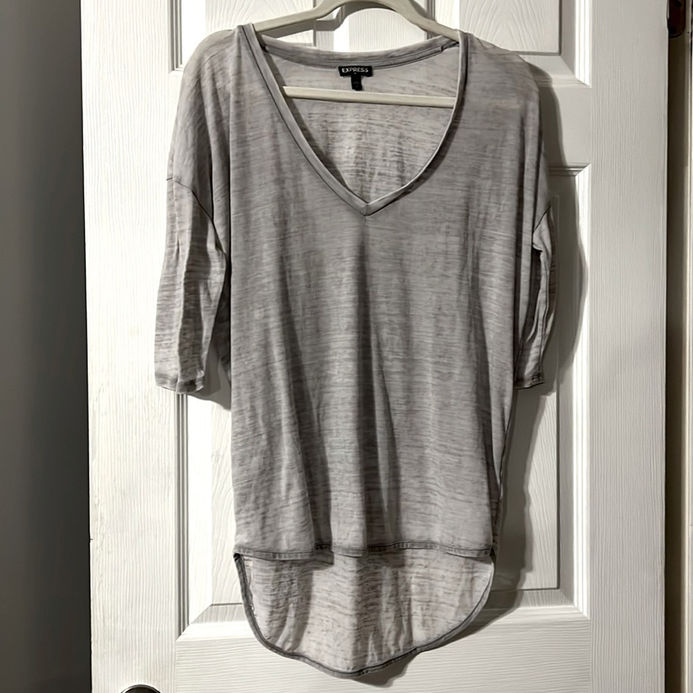 Express V-Neck Top Small